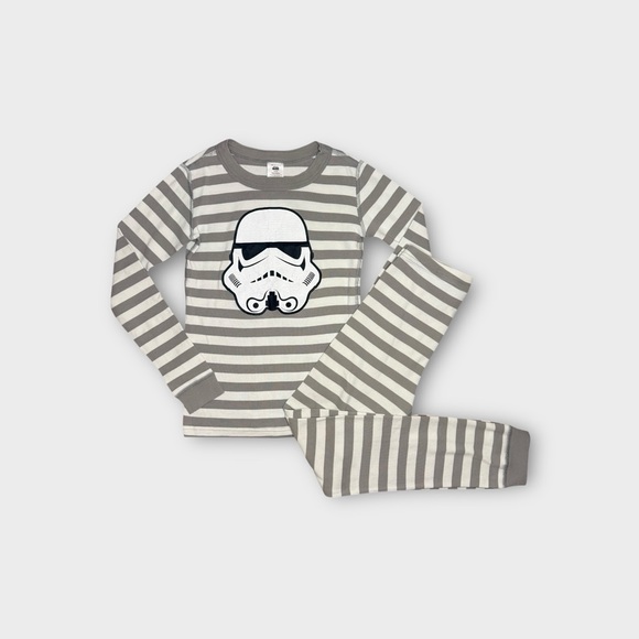 Hanna Andersson Other - Hanna Andersson x Disney Star Wars Stormtrooper Striped Organic Pajama Set